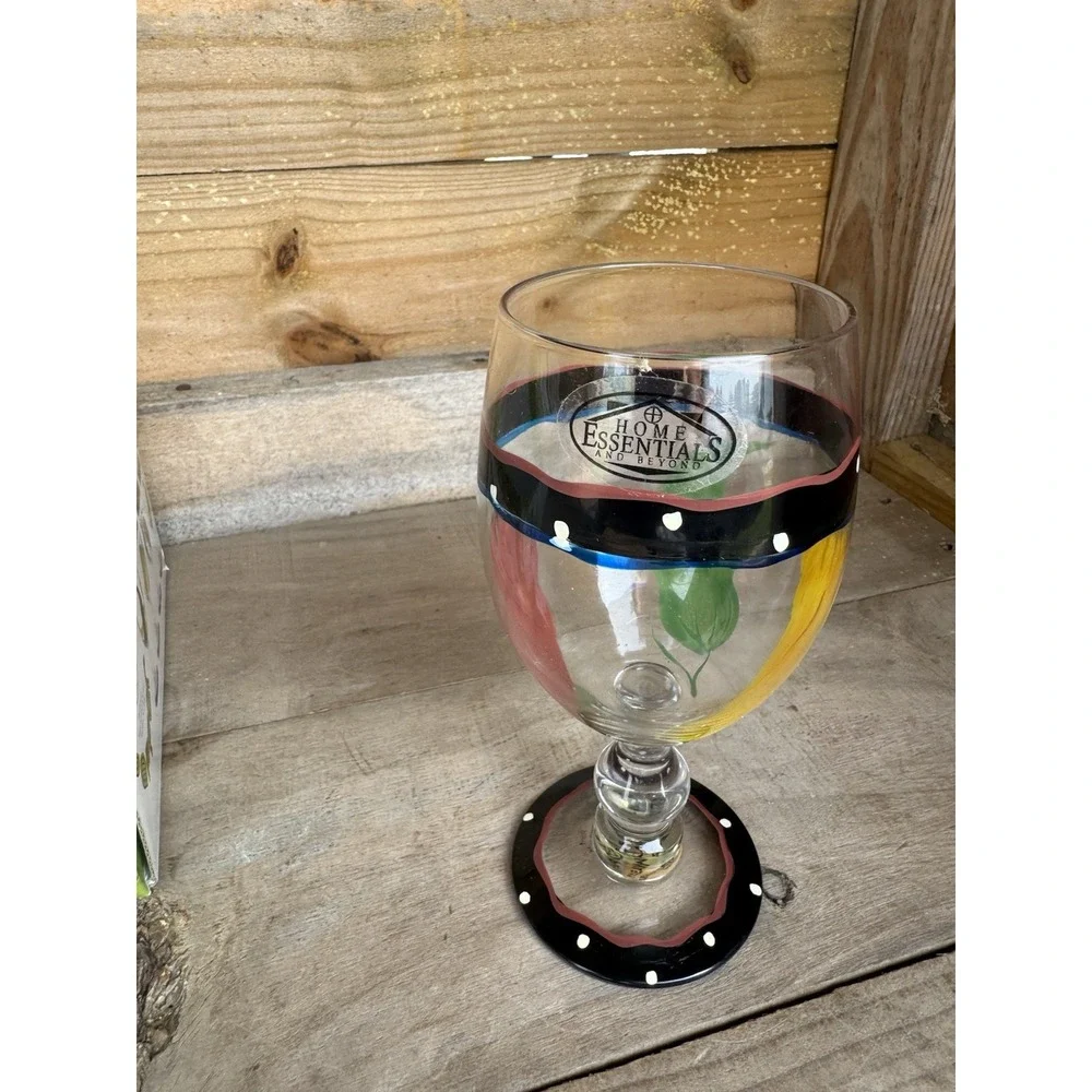 Vintage‎ Home Essentials And Beyond Chili Peeper Glasses- NEW Fiesta Wear